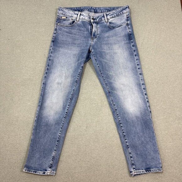 G-STAR Kate Boyfriend wmn Damen Stretch Jeans Hose 38 W30 L32 hellblau used look - Picture 1 of 16